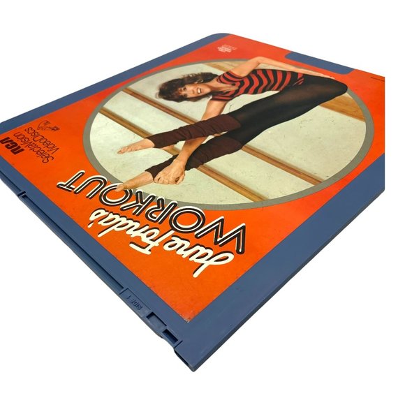 Jane Fonda's Workout Aerobics Exercise RCA SelectaVision CED Video Disc Vtg 1982 - Picture 3 of 6